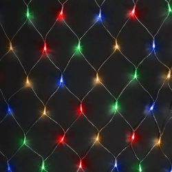 Niskonapięciowa zewnętrzna siatka 200led RGBY, 3m x 1,5m — zdjęcie 3